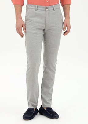 Pierre Cardin Gri Erkek Slim Pantolon