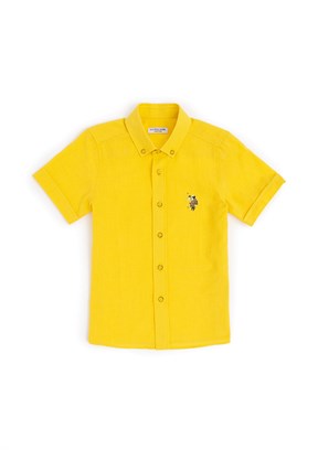 U.S. Polo Assn Erkek Çocuk Kısa Kol Gömlek