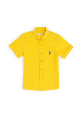 U.S. Polo Assn Erkek Çocuk Kısa Kol Gömlek