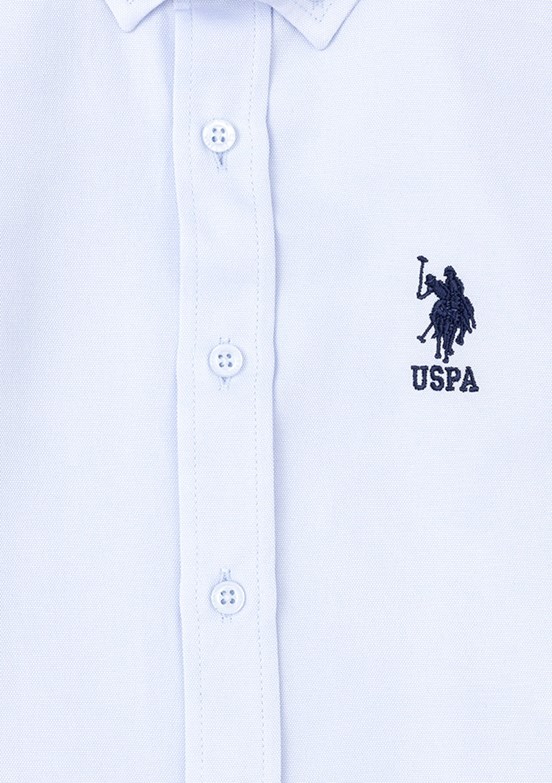 US POLO ASSN Erkek Çocuk Mavi Uzun Kol Gömlek