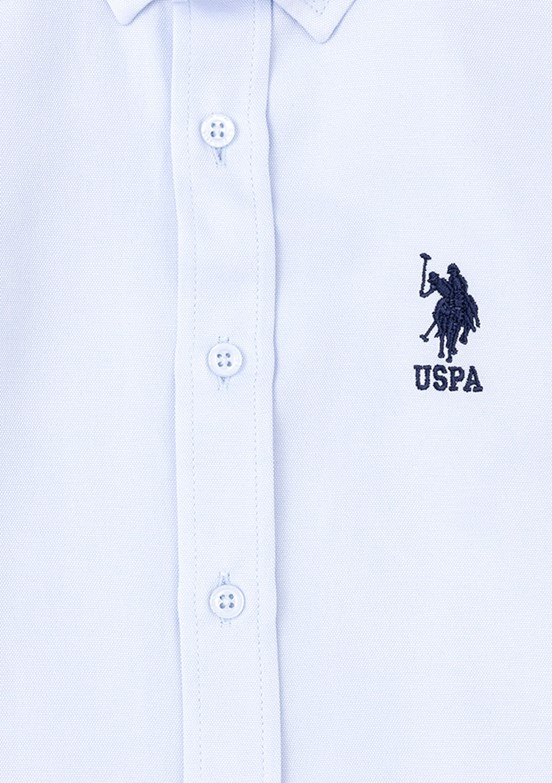 US POLO ASSN Erkek Çocuk Mavi Uzun Kol Gömlek