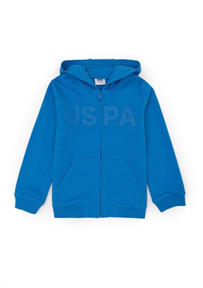 U.S. Polo Assn Mavi Erkek Çocuk Regular Sweatshirt