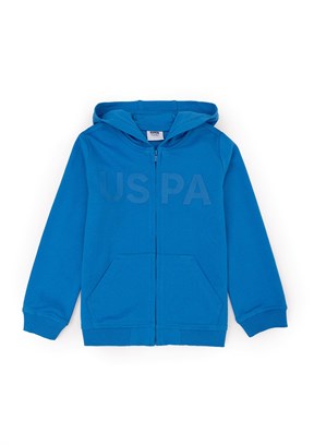 U.S. Polo Assn Mavi Erkek Çocuk Regular Sweatshirt