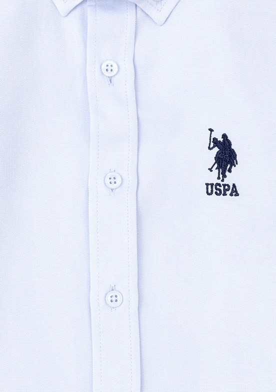 US POLO ASSN Erkek Çocuk Mavi Uzun Kol Gömlek