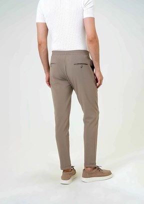 Süvari Bej Erkek Jogger Pantolon