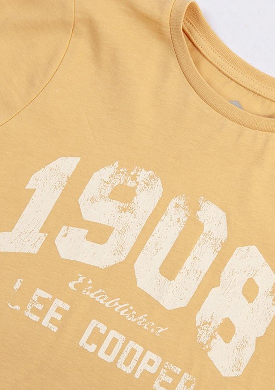 Lee Cooper Sarı Erkek Çocuk O Yaka T-Shirt