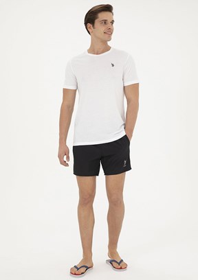 US POLO ASSN Siyah Erkek Deniz Şortu