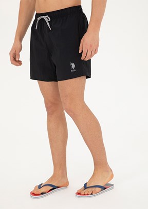 US POLO ASSN Siyah Erkek Deniz Şortu