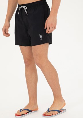 US POLO ASSN Siyah Erkek Deniz Şortu