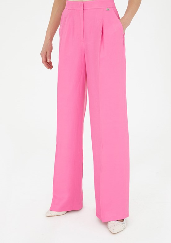 Pierre Cardin Pembe Kadın Relax Pantolon