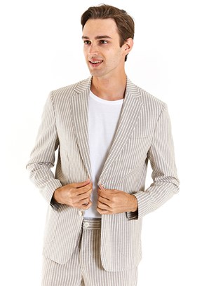 U.S. Polo Assn Bej Erkek Slim Ceket