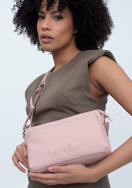 Benetton Pembe Kadın Çapraz Çanta