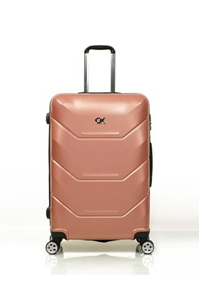 Ox Pembe Unisex Büyük Valiz