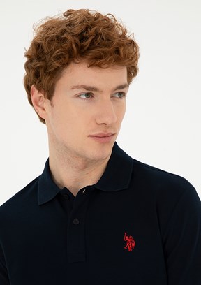 U.S. Polo Assn Lacivert Erkek Basic T-Shirt