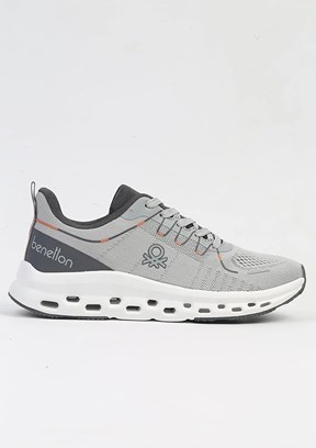 Benetton Gri Erkek Sneaker Ayakkabı