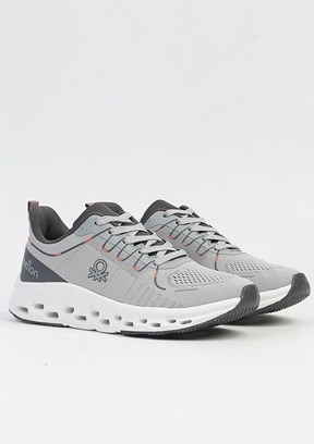 Benetton Gri Erkek Sneaker Ayakkabı
