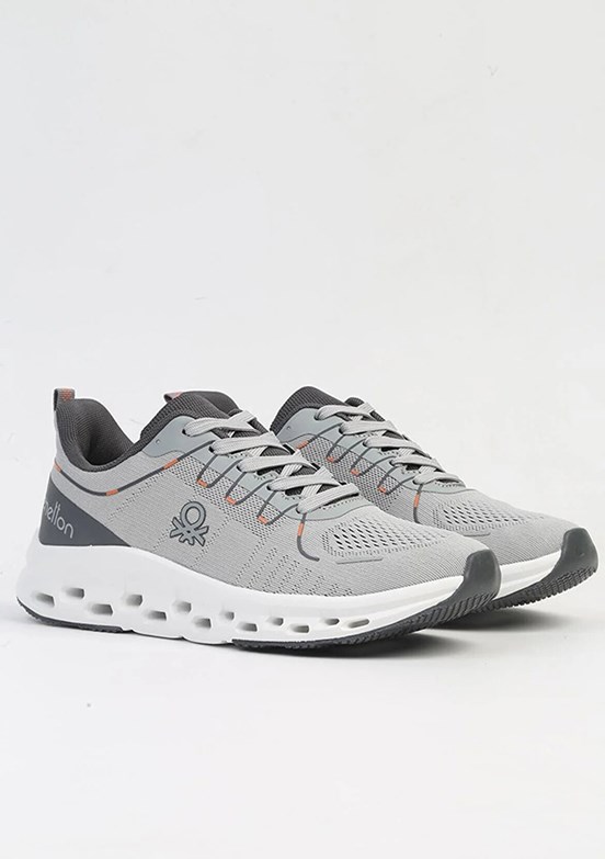 Benetton Gri Erkek Sneaker Ayakkabı