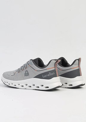 Benetton Gri Erkek Sneaker Ayakkabı