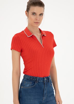 Pierre Cardin Kadın Slim T-Shirt