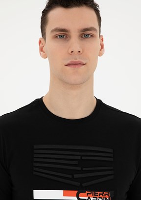 Pierre Cardin Siyah Erkek Slim T-Shirt