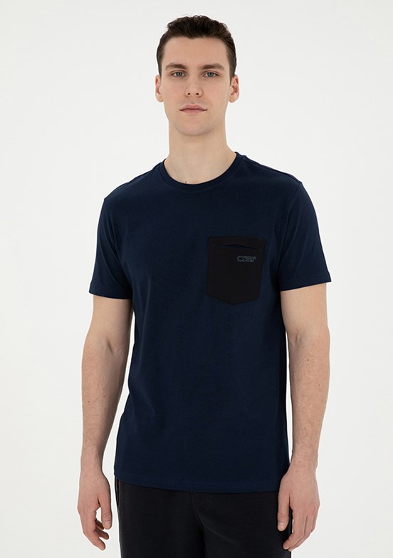 Pierre Cardin Lacivert Erkek Regular T-Shirt