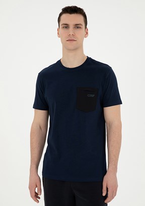 Pierre Cardin Lacivert Erkek Regular T-Shirt