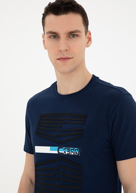 Pierre Cardin Lacivert Erkek Slim T-Shirt