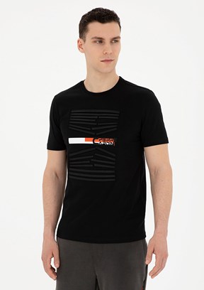 Pierre Cardin Siyah Erkek Slim T-Shirt