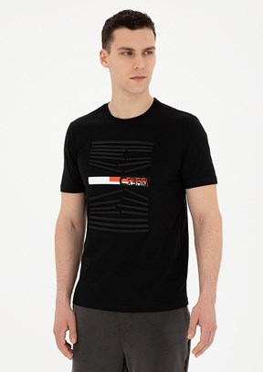 Pierre Cardin Siyah Erkek Slim T-Shirt