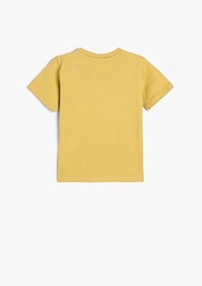 Koton Yeşil Erkek Çocuk Baskılı T-Shirt