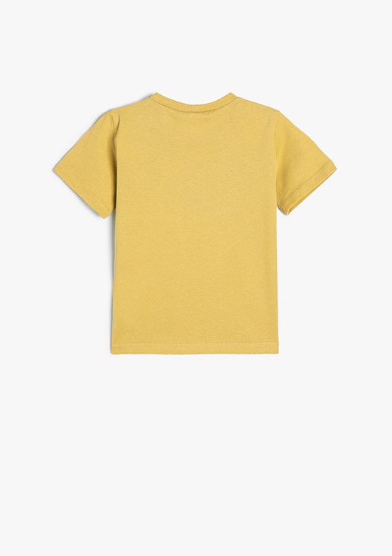 Koton Yeşil Erkek Çocuk Baskılı T-Shirt