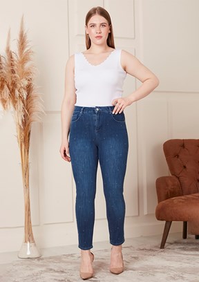 Rmg Mavi Kadın Slim Jean Pantolon