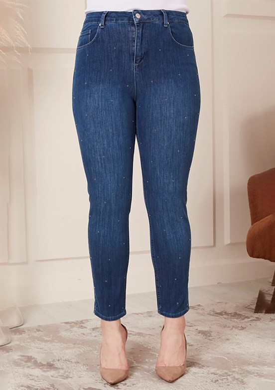 Rmg Mavi Kadın Slim Jean Pantolon