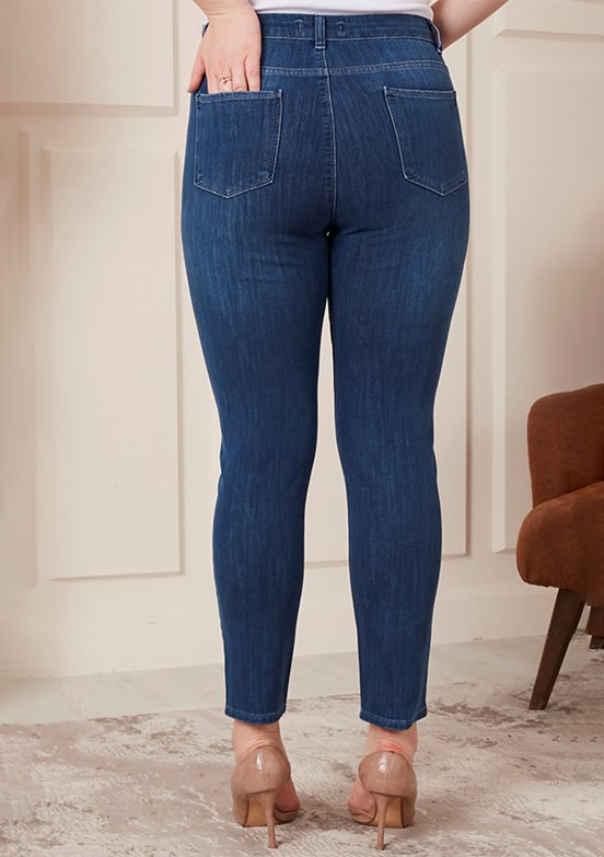Rmg Mavi Kadın Slim Jean Pantolon