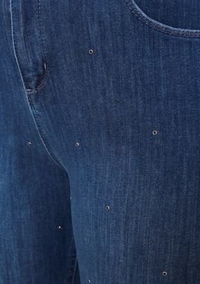 Rmg Mavi Kadın Slim Jean Pantolon