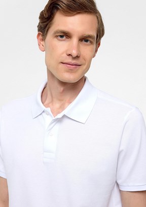 SÜVARİ Beyaz Erkek Polo Yaka T-Shirt