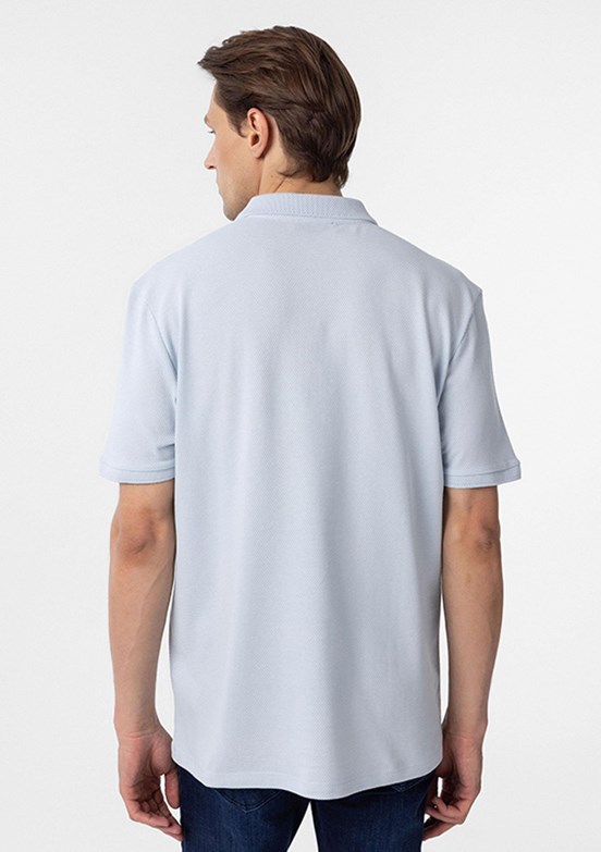 SÜVARİ Mavi Erkek Polo Yaka T-Shirt