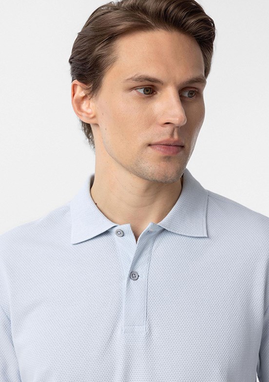 SÜVARİ Mavi Erkek Polo Yaka T-Shirt