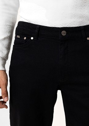 BACKANDBOND Siyah Erkek Slim Jean Pantolon