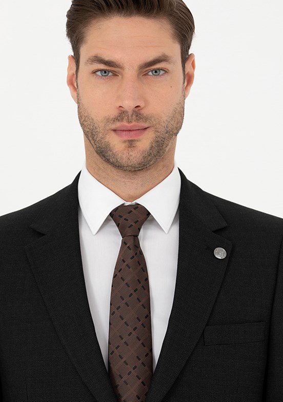 Pierre Cardin Siyah Erkek Slim Takım Elbise