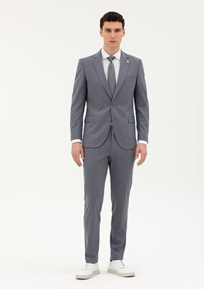 Pierre Cardin Mavi Erkek Ultra Slim Takım Elbise