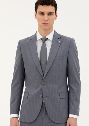 Pierre Cardin Mavi Erkek Ultra Slim Takım Elbise
