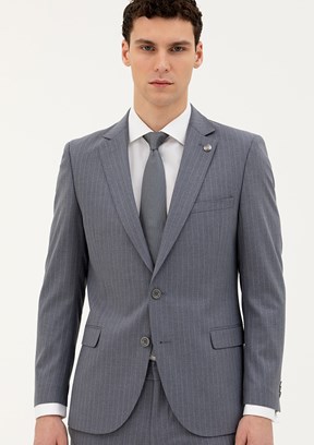 Pierre Cardin Mavi Erkek Ultra Slim Takım Elbise