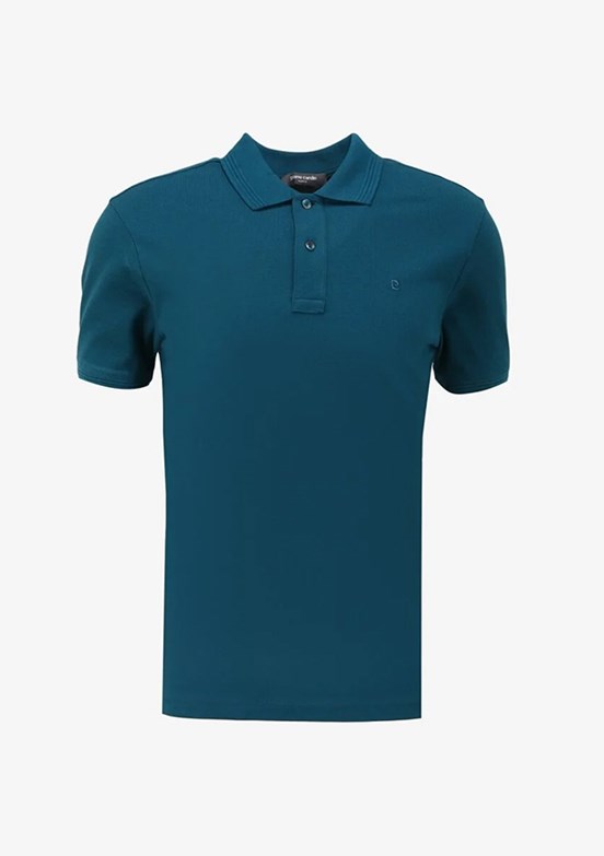 Pierre Cardin Yeşil Erkek Basic T-Shirt
