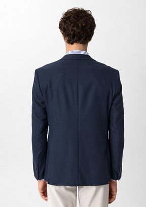 SÜVARİ Lacivert Erkek Slim Ceket