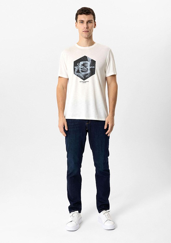 BACKANDBOND Lacivert Erkek Normal Bel Jean Pantolon
