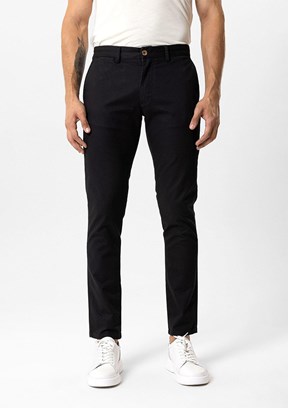 BACKANDBOND Siyah Erkek Chino Pantolon