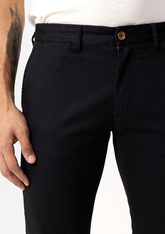 BACKANDBOND Siyah Erkek Chino Pantolon