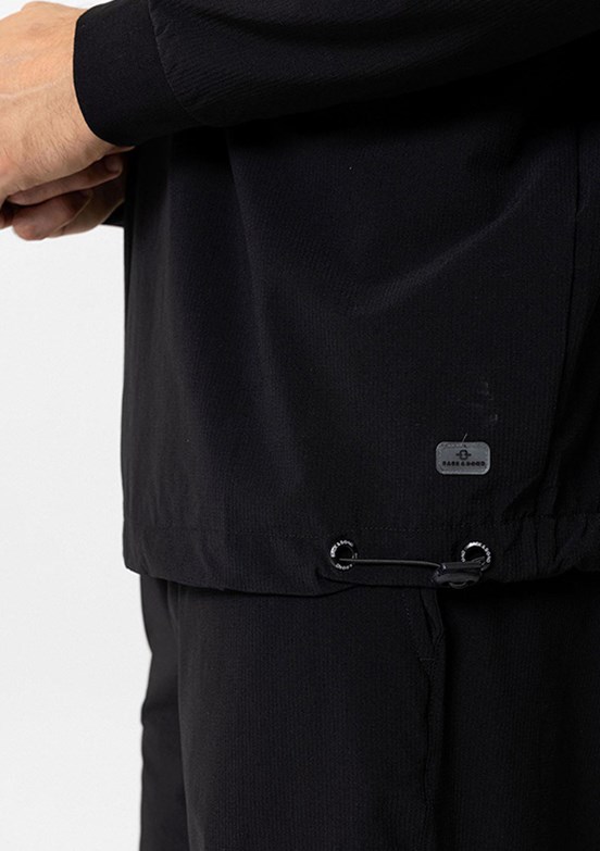 BACKANDBOND Siyah Erkek Regular Sweatshirt