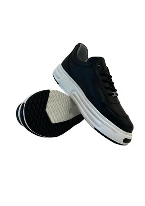 LUCİANO BELLİNİ - 4002 Erkek Siyah Casual Ayakkabı